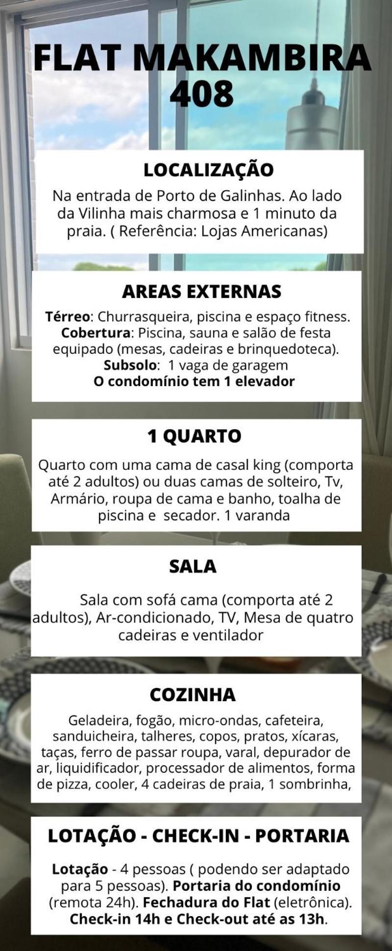 Апартаменты Flat Makambira 408 Порту-де-Галиньяш Экстерьер фото